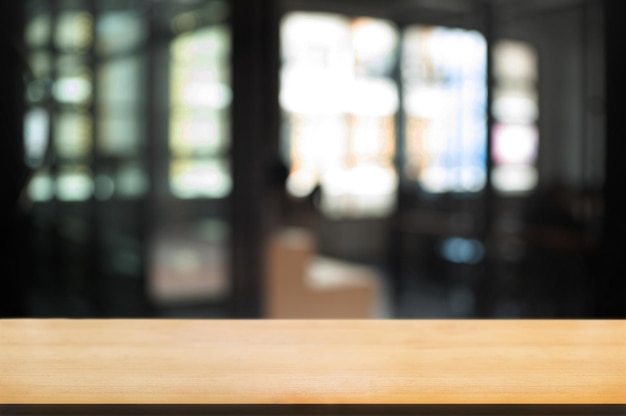 Photo close-up of empty table