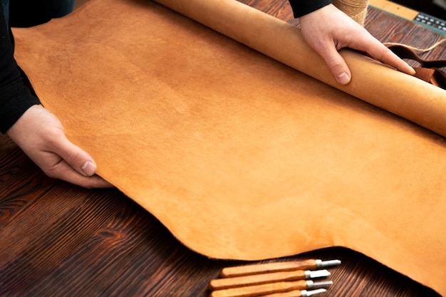 close up on engraving art tools