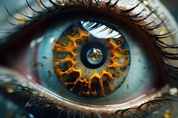 Close up of an eye