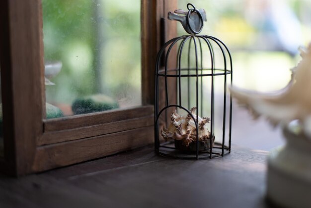 Photo close-up of eyeglasses on table at home