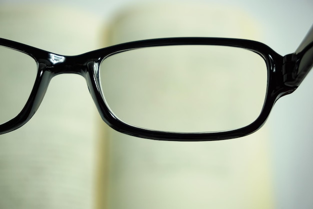 Close-up of eyeglasses