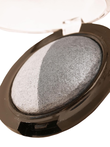 Close-up of eyeshadow over white background