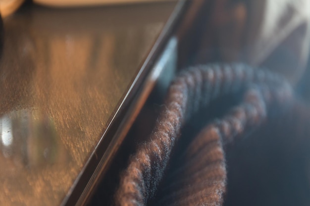 Photo close-up of fabric on floor