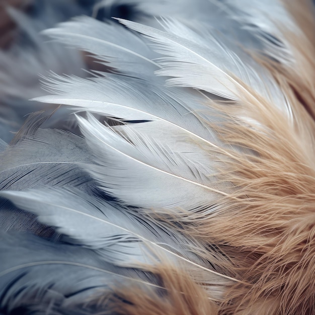 a close up of feathers