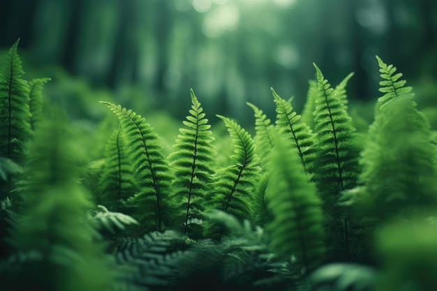 A close up of a fern plant