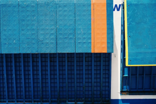 Photo close-up of a ferry boat