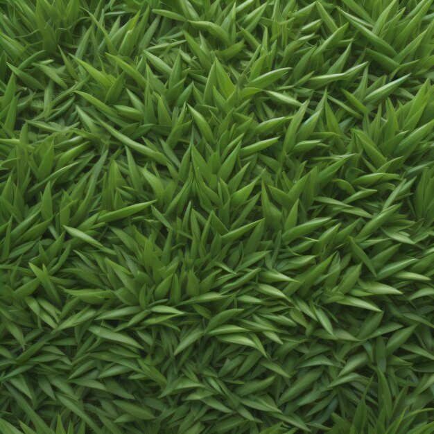 Foto un primo piano di un campo d'erba con pochi fili d'erba verde.