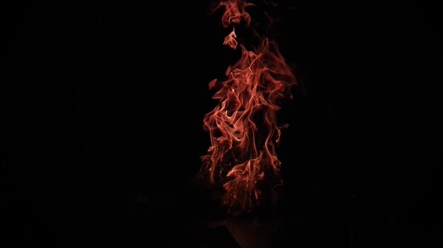 Photo close-up of fire at night