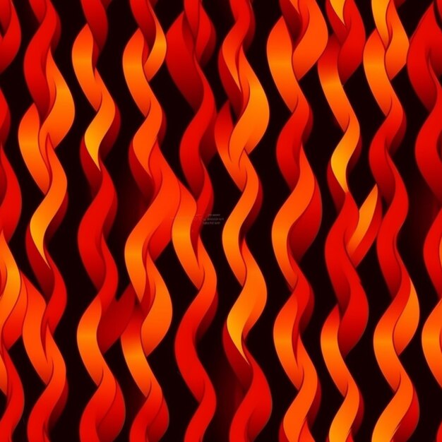 Photo a close up of a fire with many different colors of flames generative ai