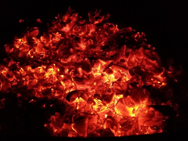 Photo close-up of fire