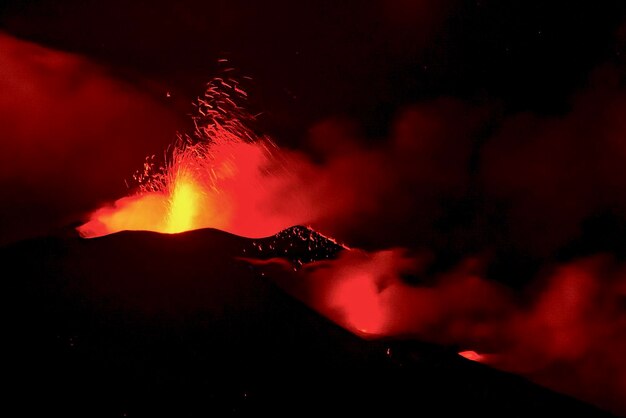 Foto prossimo piano del fuoco