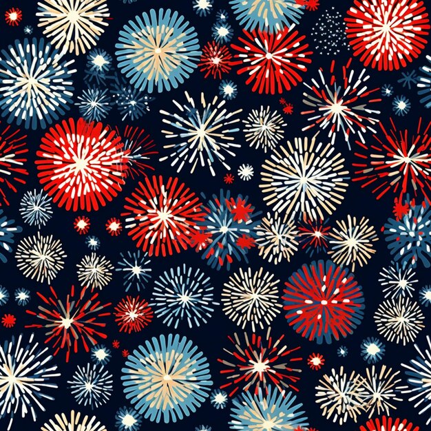 Photo a close up of a fireworks display with many different colors generative ai