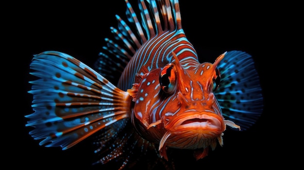 a close up of a fish