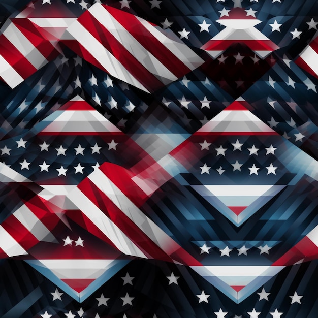 A close up of a flag with a diamond pattern on it generative ai