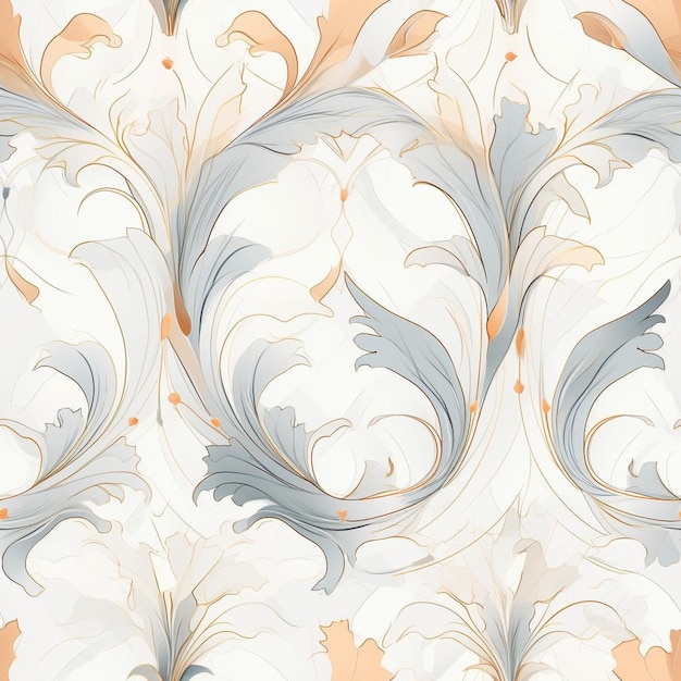 A close up of a floral design on a beige background.