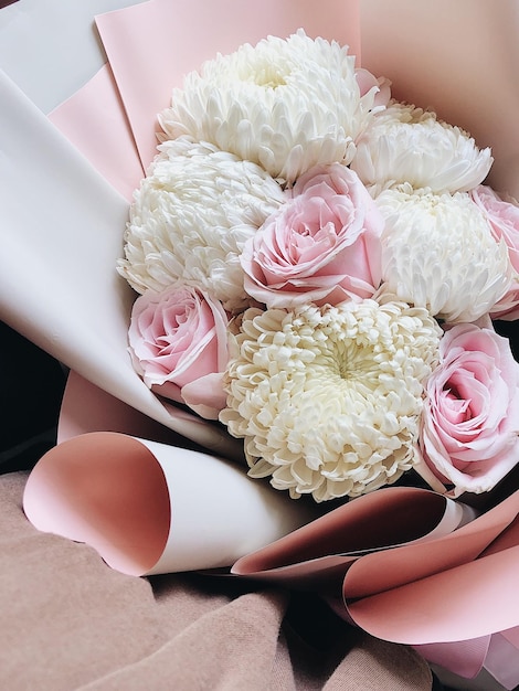 Photo close-up of flower bouquet