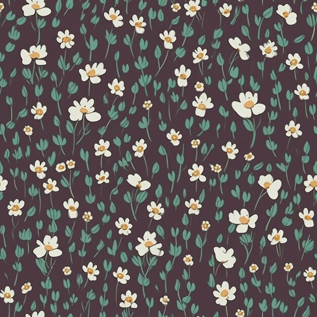 a close up of a flower pattern on a dark background generative ai