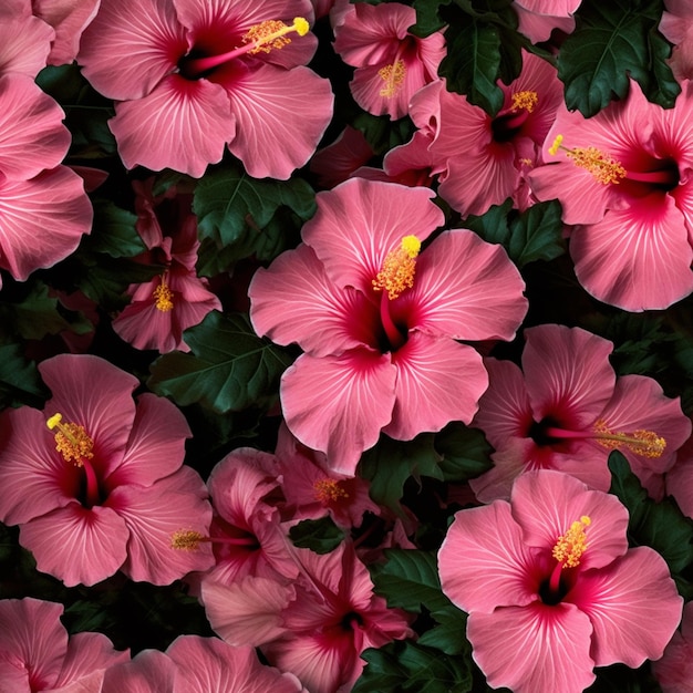 A close up of a flower that is pink and red