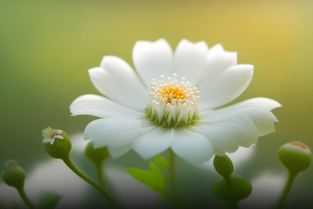 A close up of a flower with the word jasmine on it Generative AI