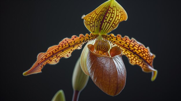 a close up of a flower with the word stamens on it