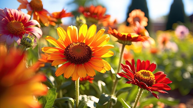 A close up of a flower