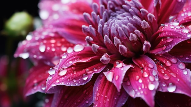 A close up of a flower