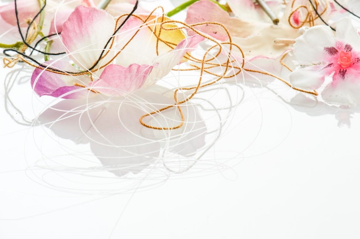 Photo テーブルの上の花のクローズアップ