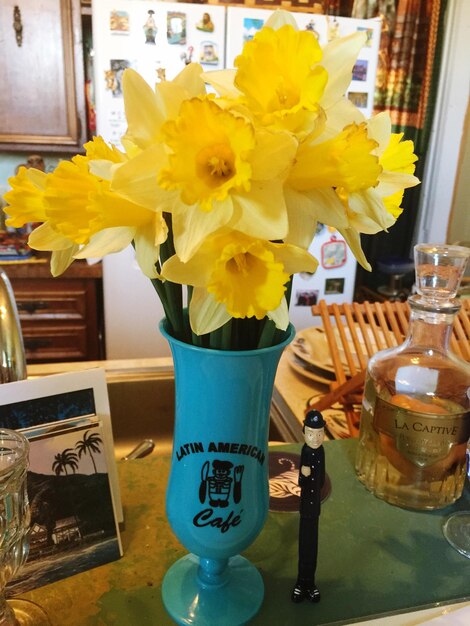 Close-up of flowers in vase