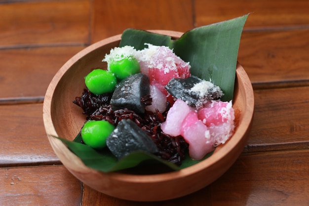 Close-up of food in bowl on table