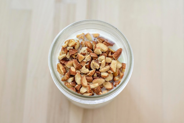 Close-up of food in bowl on table