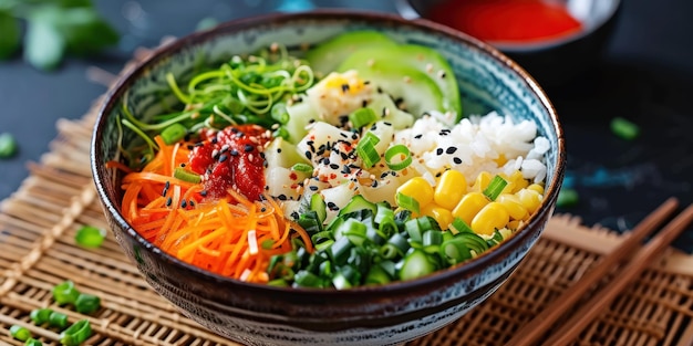 Close Up of Food Bowl on Table