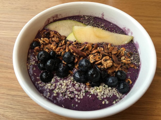 Photo close-up of food in bowl