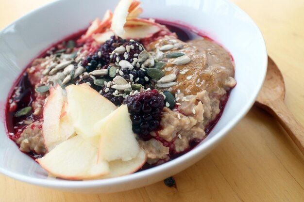 Photo close-up of food in bowl