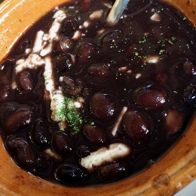 Photo close-up of food in bowl