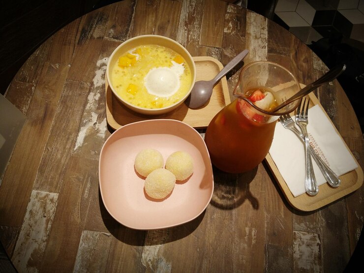 Photo close-up of food in bowl