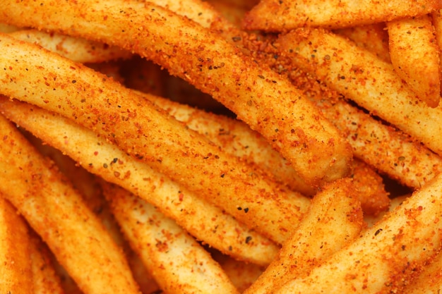 Close-up of food - peri peri fries