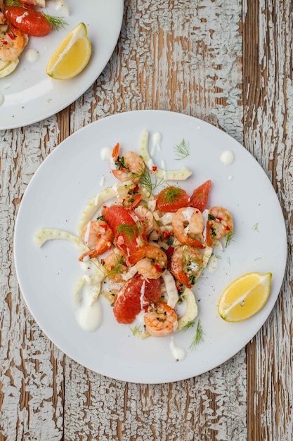 close-up of food in plate on table