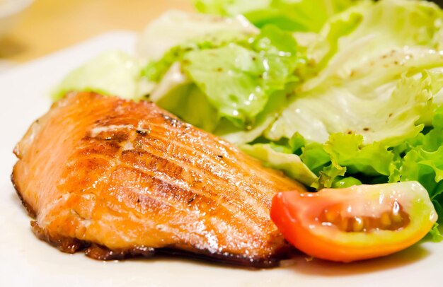 Close-up of food in plate