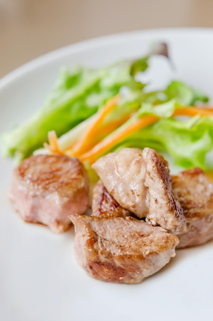 Close-up of food in plate