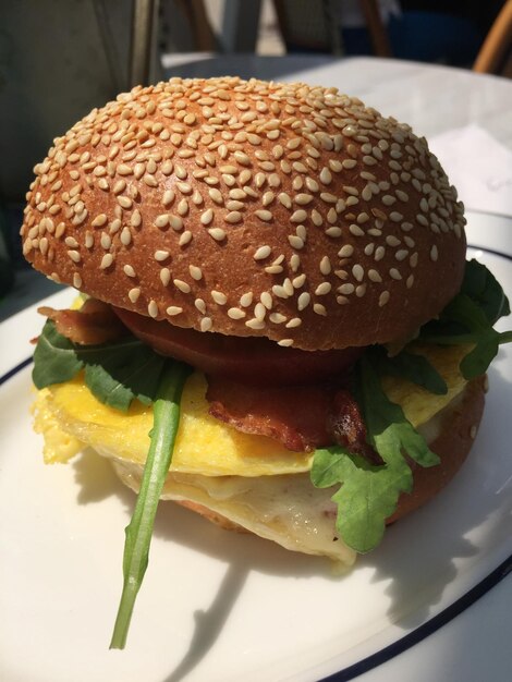 Close-up of food in plate