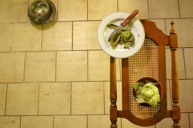 Photo close-up of food in plate