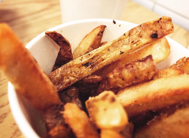 Photo close-up of food in plate