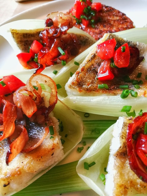 Close-up of food in plate