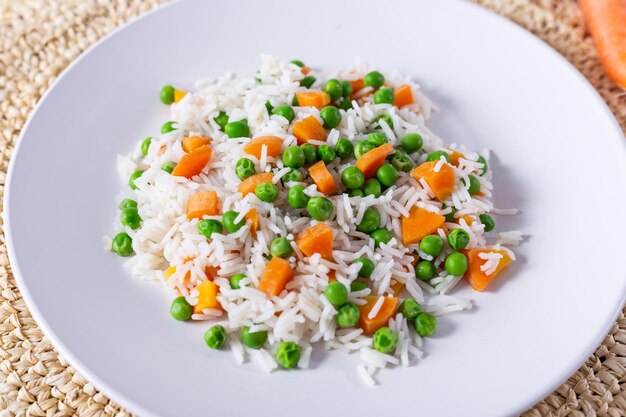 Photo close-up of food in plate