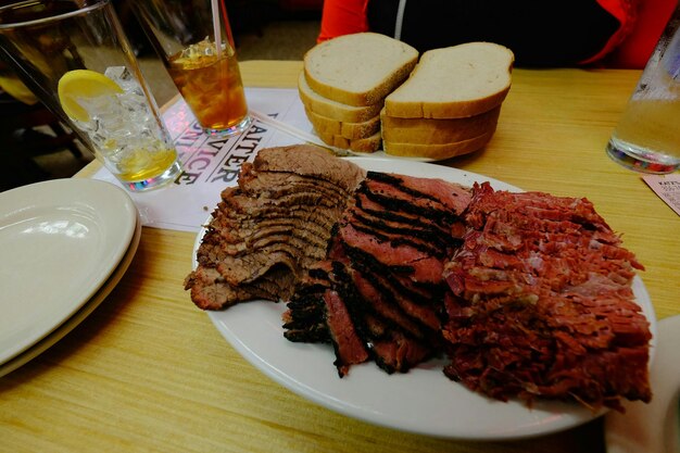 Close-up of food in plate