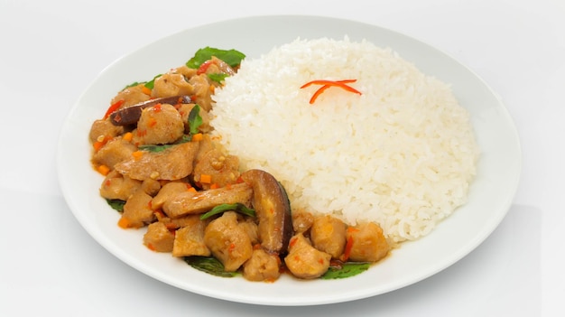 close-up of food in plate