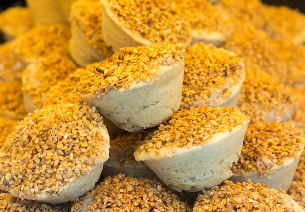 Close-up of food for sale in market