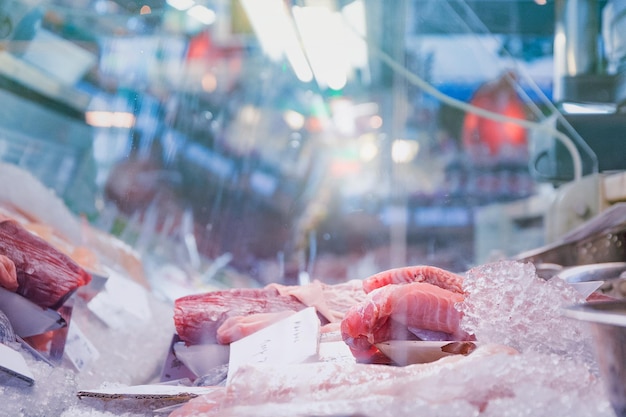 Photo close-up of food for sale in market