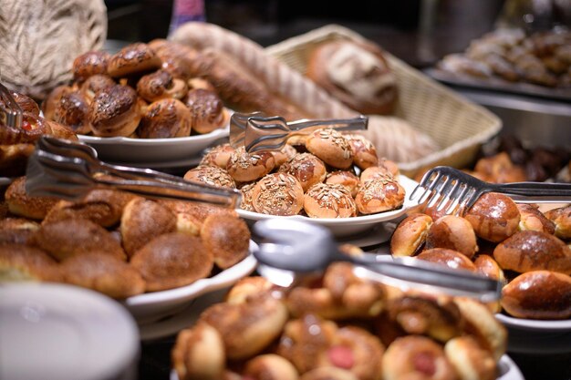 Prossimo piano di alimenti in vendita in negozio