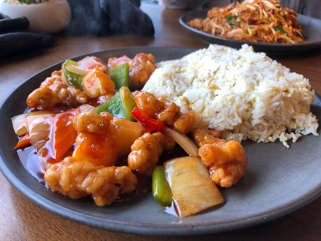 close-up of food served in plate